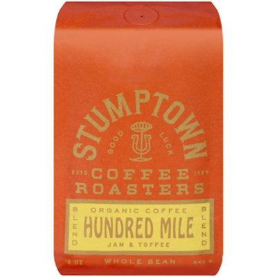 Stumptown Hundred Mile Medium Roast Whole Bean Organic Coffee Bag - 12 Oz - Image 3