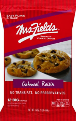 Mrs Fields Oatmeal Raisin Cookie Dough - 16 Oz - Image 2