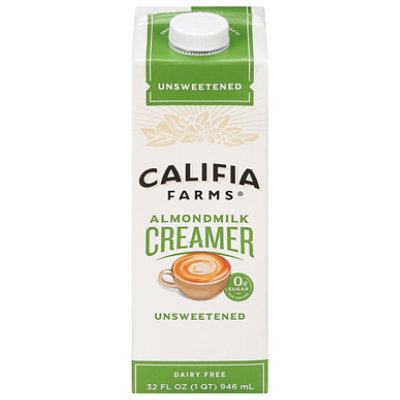 Califia Farms Unsweetened Almond Milk Creamer - 32 Fl. Oz.
