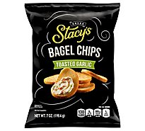 Stacys Chips Garlic Bagel - 7 Oz