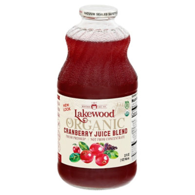 Lakewood Organic Juice Fresh Blends Cranberry - 32 Fl. Oz. - Image 3