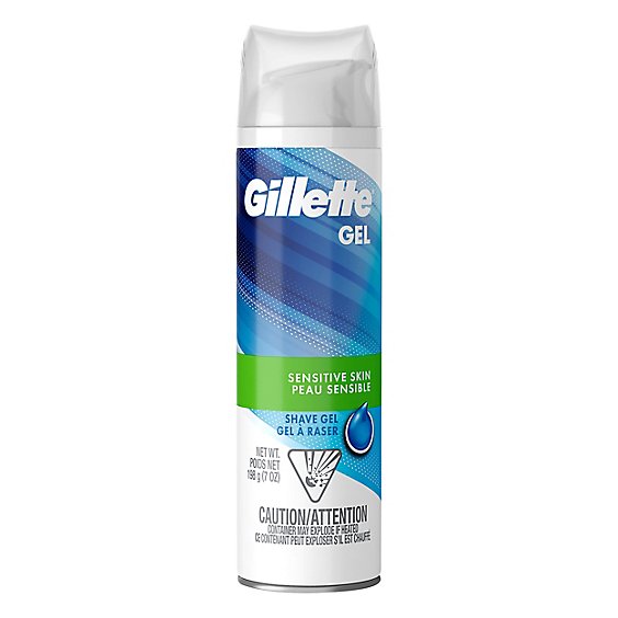 Gillette Shave Gel Sensitive Skin - 7 Oz