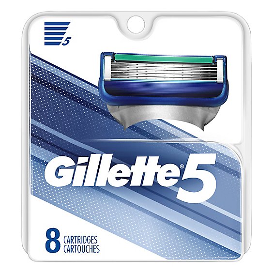 Gillette5 Mens Razor Blade Refills by Gillette - 8 Count