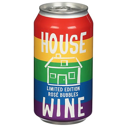House Wine Sparkling Rose Can - 375 Ml - Image 2