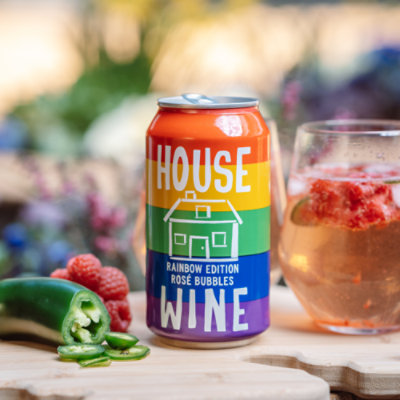 House Wine Sparkling Rose Can - 355 Ml - Image 5
