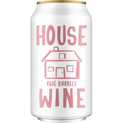 House Wine Sparkling Rose Can - 375 Ml