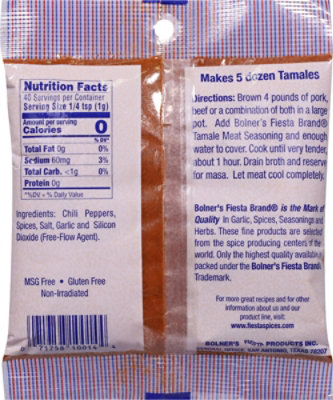 Fiesta Tamale Meat Seasoning - 5.5 Oz - Image 6