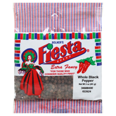 Fiesta Whole Black Pepper - 3 Oz - Image 3