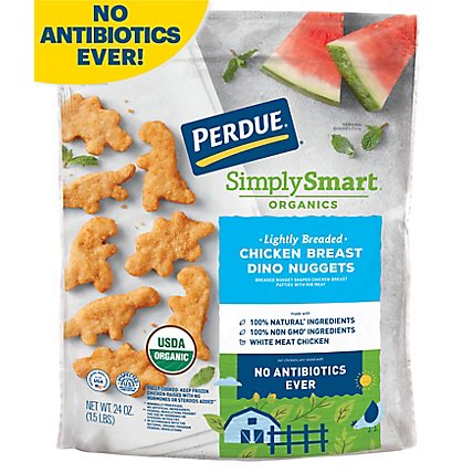 PERDUE SIMPLY SMART ORGANICS Lightly Breaded Chicken Nuggets - 24 Oz - Image 1
