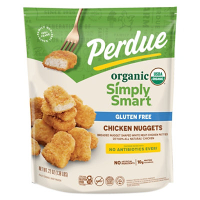 PERDUE Simple Smart Organics Breaded Chicken Breast Nuggets Gluten Free Fully Cooked Meal - 22 Oz - Image 2