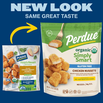 PERDUE Simple Smart Organics Breaded Chicken Breast Nuggets Gluten Free Fully Cooked Meal - 22 Oz - Image 5