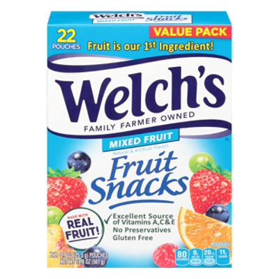 Welchs Fruitsnack Mix Fruit - 22 Count