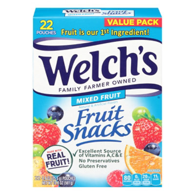 Welchs Fruitsnack Mix Fruit - 22 Count