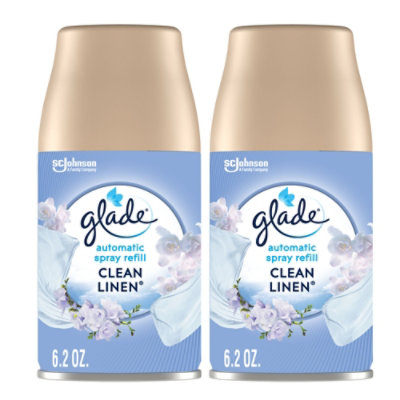 Glade Clean Linen Automatic Spray Air Freshener Refill - 6.2 Oz - Image 2