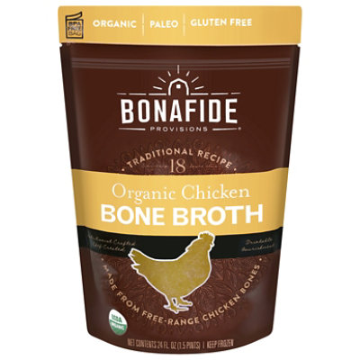 Bonafide Provisions Broth Chicken Bone - 1.5 Pint