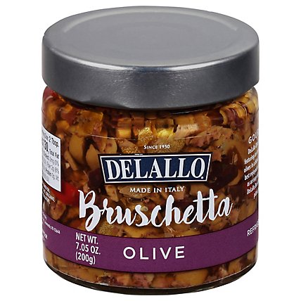 Delallo Olive Bruschetta - 7.05 Oz - Image 1