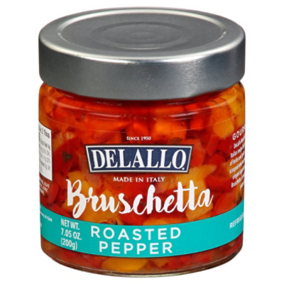 Delallo Roasted Pepper Bruschetta - 7.05 Oz - Image 3