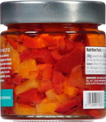 Delallo Roasted Pepper Bruschetta - 7.05 Oz - Image 6