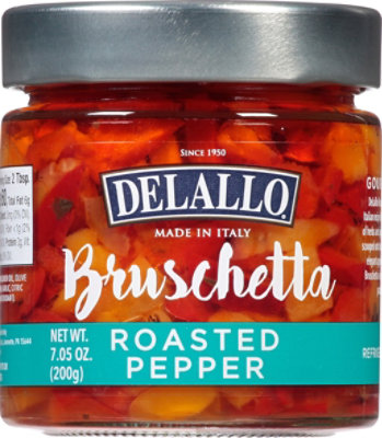 Delallo Roasted Pepper Bruschetta - 7.05 Oz - Image 2