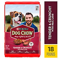 Dog Chow Dog Food Dry Tender & Crunchy Lamb - 18 Lb - Image 1