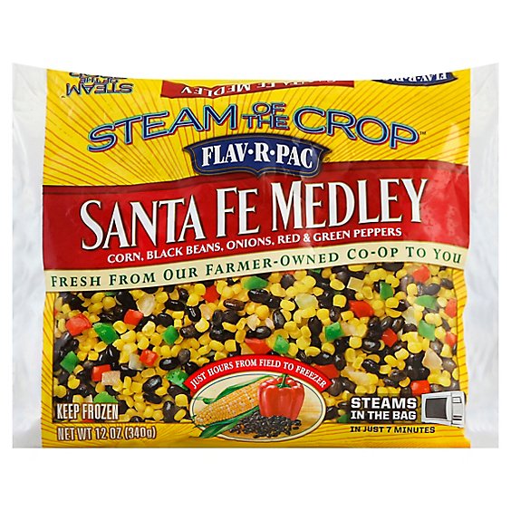 Flav R Pac Steam Of The Crop Vegetables Santa Fe Medley - 12 Oz