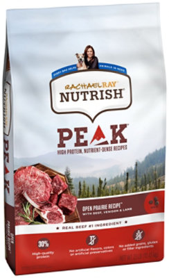 Rachael Ray Nutrish Peak Food for Dogs with Beef Venison Lamb