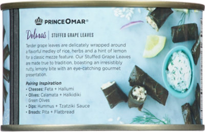 Prnce Omar Stuffed Grape Leaves - 14 Oz - Image 6