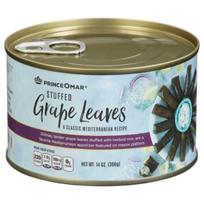 Prnce Omar Stuffed Grape Leaves - 14 Oz