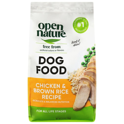 Open Nature Dog Food Chicken & Brown Rice Recipe Bag - 6 Lb - Image 2