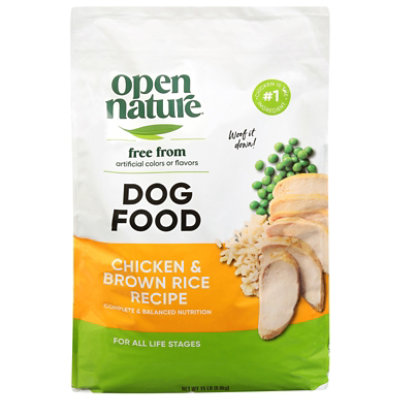 Open Nature Dog Food Chicken & Brown Rice Recipe - 15 Lb - Image 2