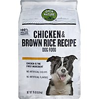 Open Nature Dog Food Chicken & Brown Rice Recipe - 15 Lb - Image 2