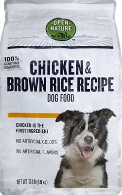 Open Nature Dog Food Chicken & Brown Rice Recipe - 15 Lb - Image 2