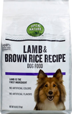 Open Nature Dog Food Lamb & Brown Rice Recipe Bag - 6 Lb - Image 2