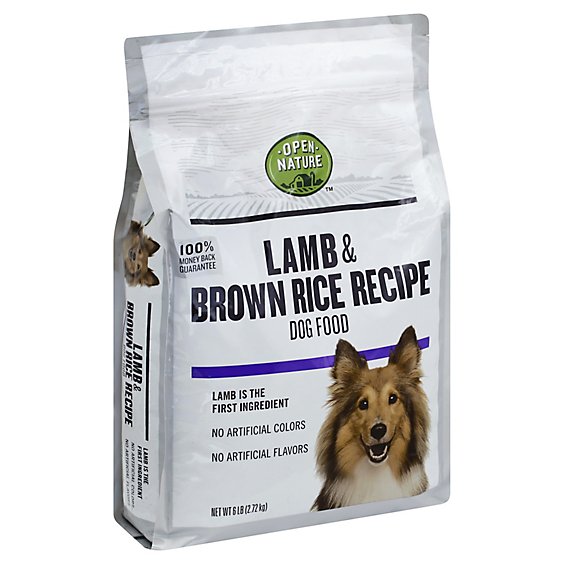 Open Nature Dog Food Lamb & Brown Rice Recipe Bag - 6 Lb