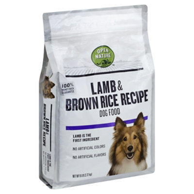 Open Nature Dog Food Lamb Brown Rice Recipe Bag 6 Lb Jewel Osco