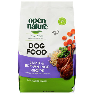 Open Nature Dog Food Lamb & Brown Rice Recipe Bag - 15 Lb - Image 2