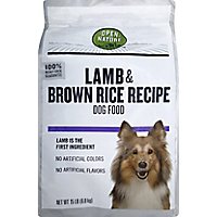 Open Nature Dog Food Lamb & Brown Rice Recipe Bag - 15 Lb - Image 2