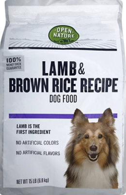 Open Nature Dog Food Lamb & Brown Rice Recipe Bag - 15 Lb - Image 2