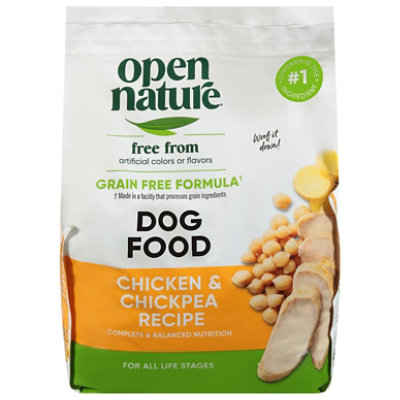 Open Nature Dog Food Grain Free Chicken & Chickpea Recipe Bag - 11 Lb - Image 2