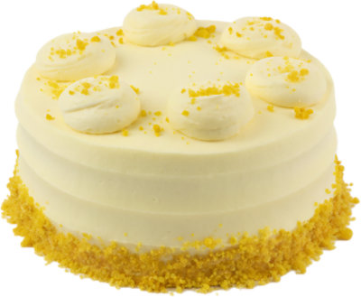 Double Layer Lemon Cake - 7 Inch - Image 1