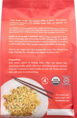 Lotus Foods Millet & Brown Rice Ramen - 10 Oz - Image 6