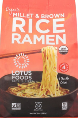 Lotus Foods Millet & Brown Rice Ramen - 10 Oz - Image 2