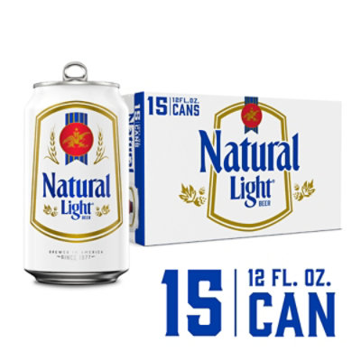 Natural Light Beer In Cans - 15-12 Fl. Oz. - Image 1