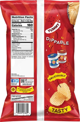 Lays Potato Chips Wavy Original Bag - 7.75 Oz - Image 5