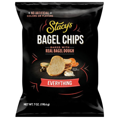 Stacys Bagel Chips Everything - 7 Oz