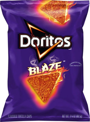 Doritos Blaze Tortilla Chips Plastic Bag - 3.125 Oz - Image 2