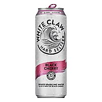 White Claw Hard Seltzer Black Cherry In Cans - 24 Fl. Oz. - Image 2