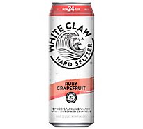 White Claw Hard Seltzer Ruby Grapefruit In Cans - 19.2 Fl. Oz.