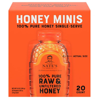 Nature Nates Honey Packets Raw & Unfiltered On The Run - 20-0.33 Fl. Oz. - Image 3