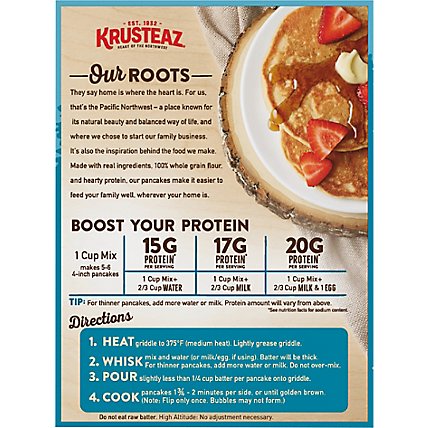 Krusteaz Protein Buttermilk Pancake Mix - 20 Oz - Image 6